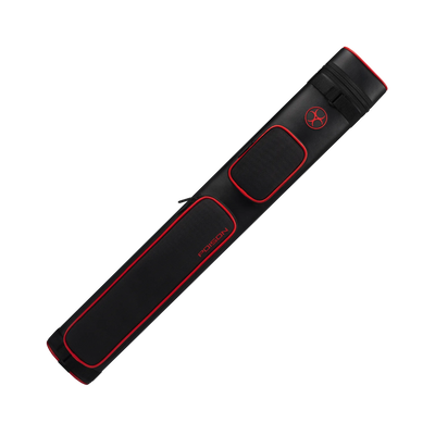 Poison Armor Hard black and red pool cue case