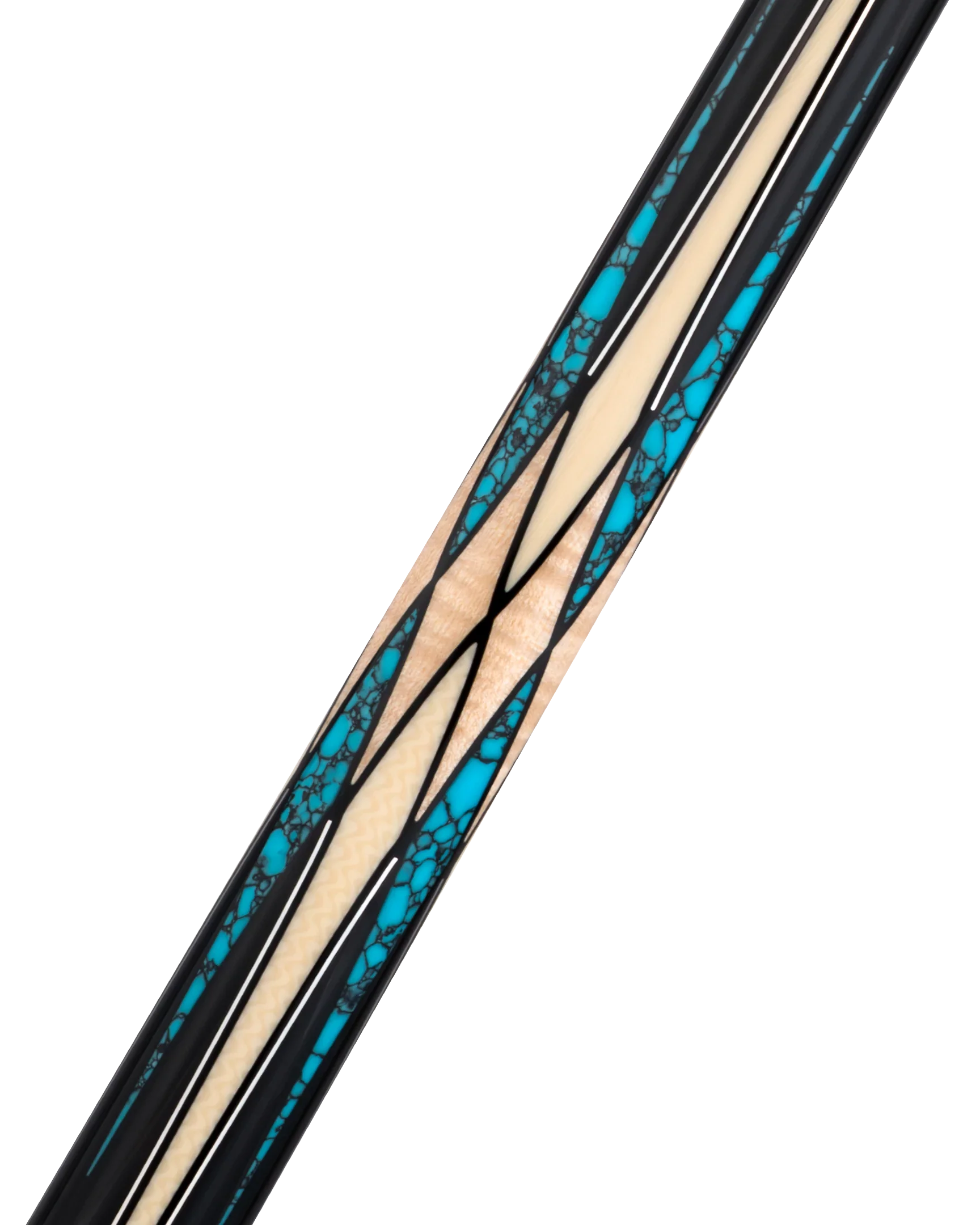 Black and Blue Virtuoso Carom Cue Forearm