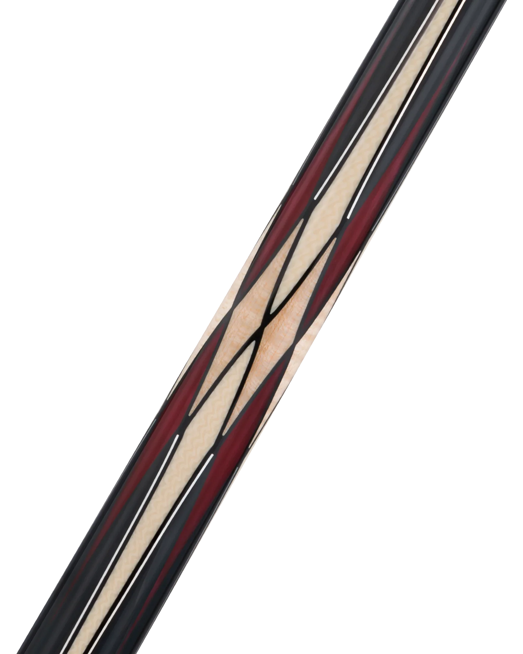Black and Red Virtuoso Carom Cue Forearm