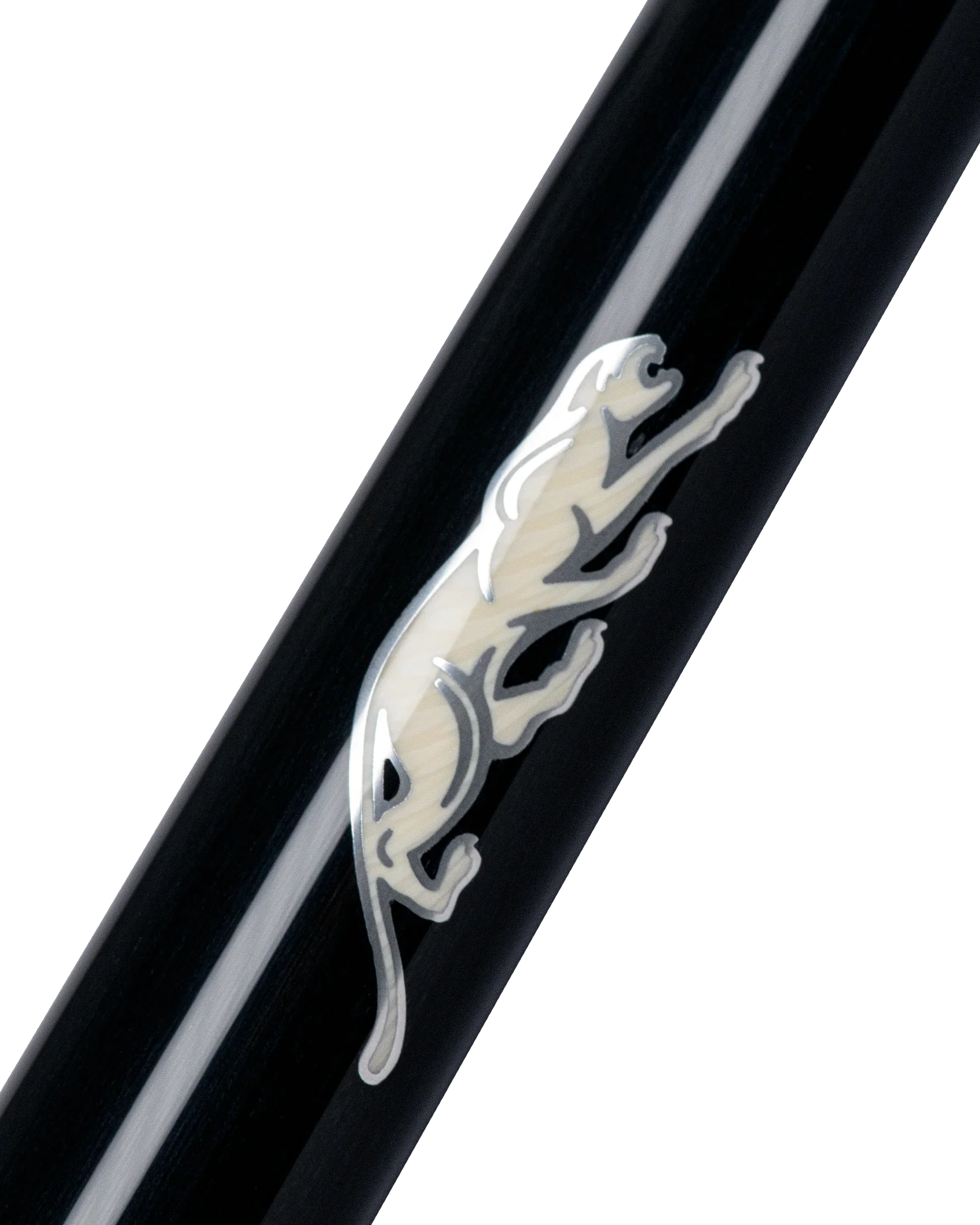Cocobolo and Blue Virtuoso Carom Cue Forearm with Logo