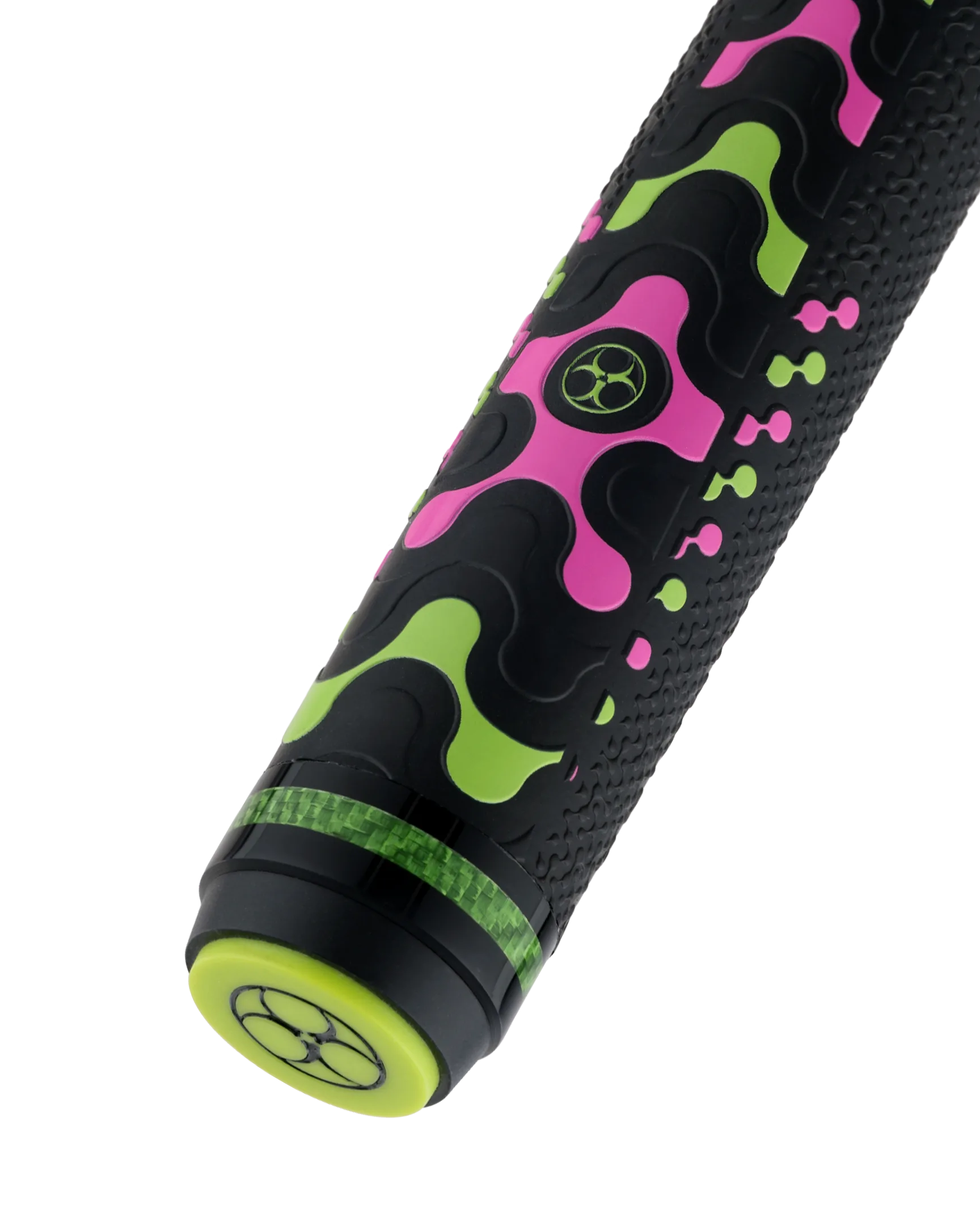 POISON BRK green and pink butt closeup at a 30 degree angle