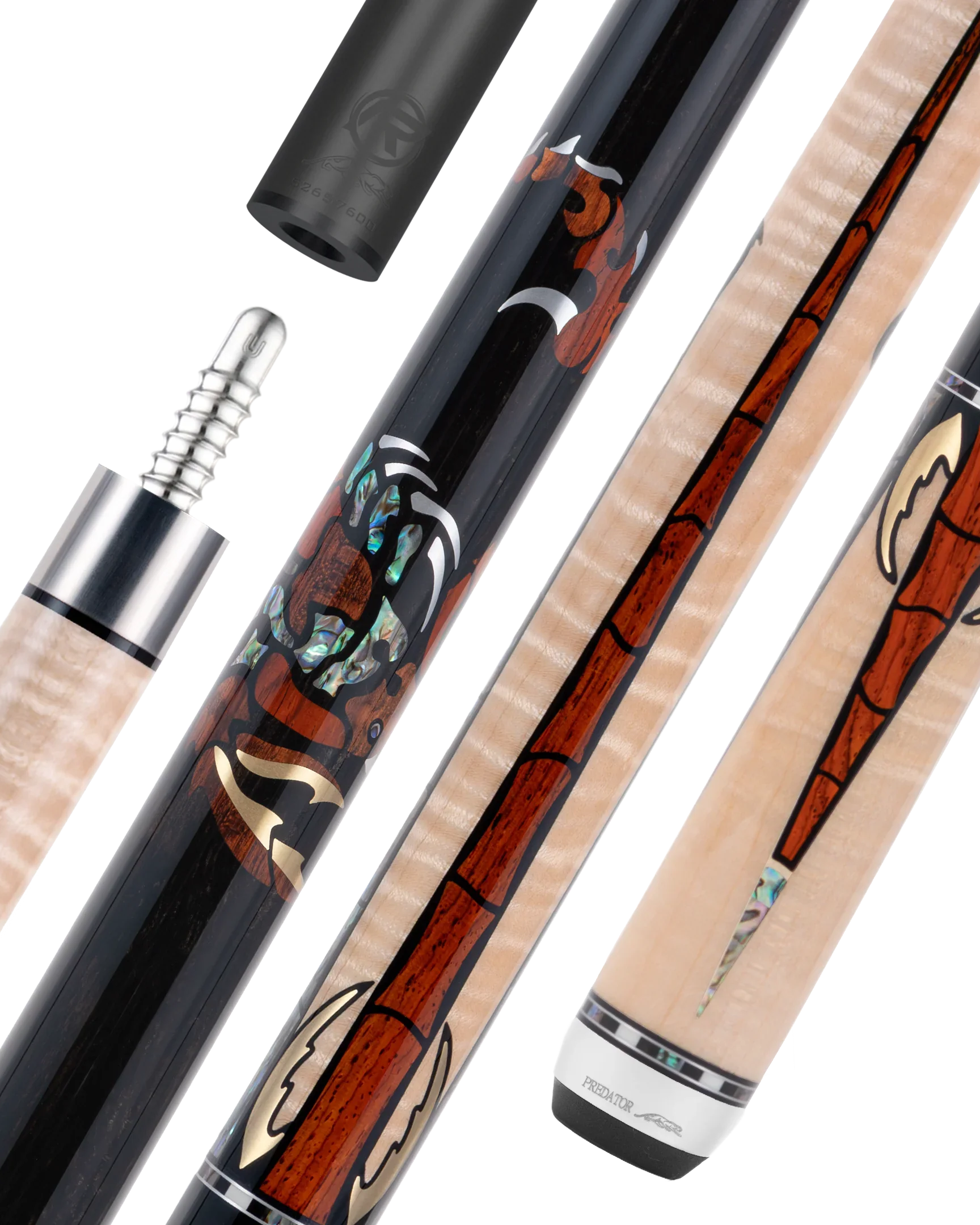 Limited Edition Scorpion Light Pool Cue with Logo