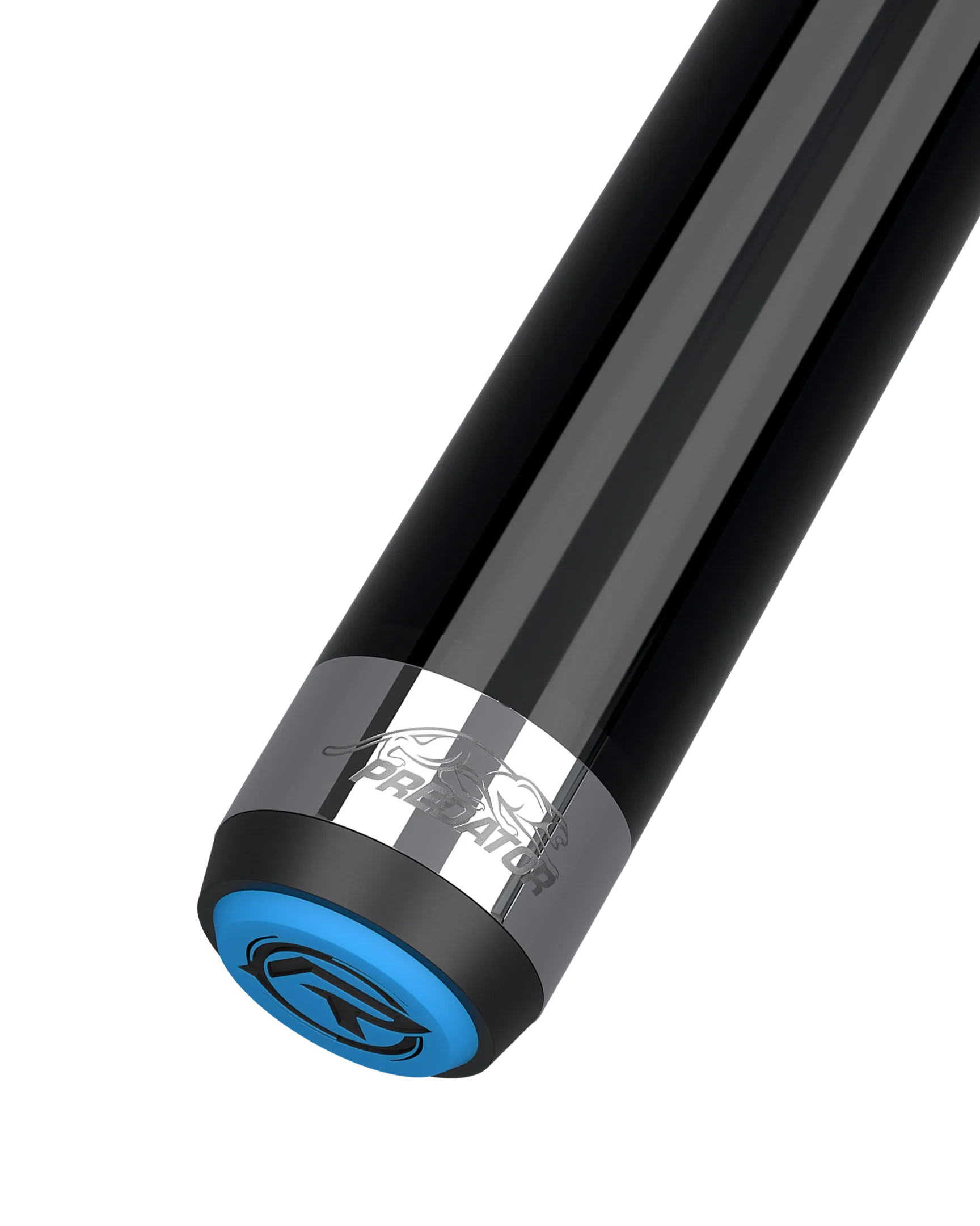 BKRush Break Cue Black No Wrap Butt with Predator Logo