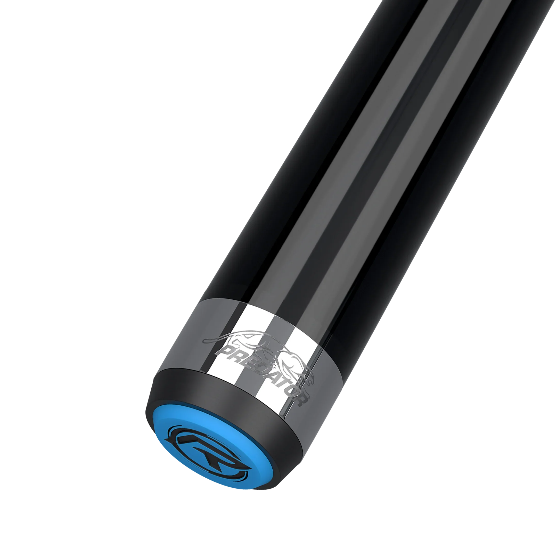 BKRush Break Cue Black No Wrap Butt with Predator Logo