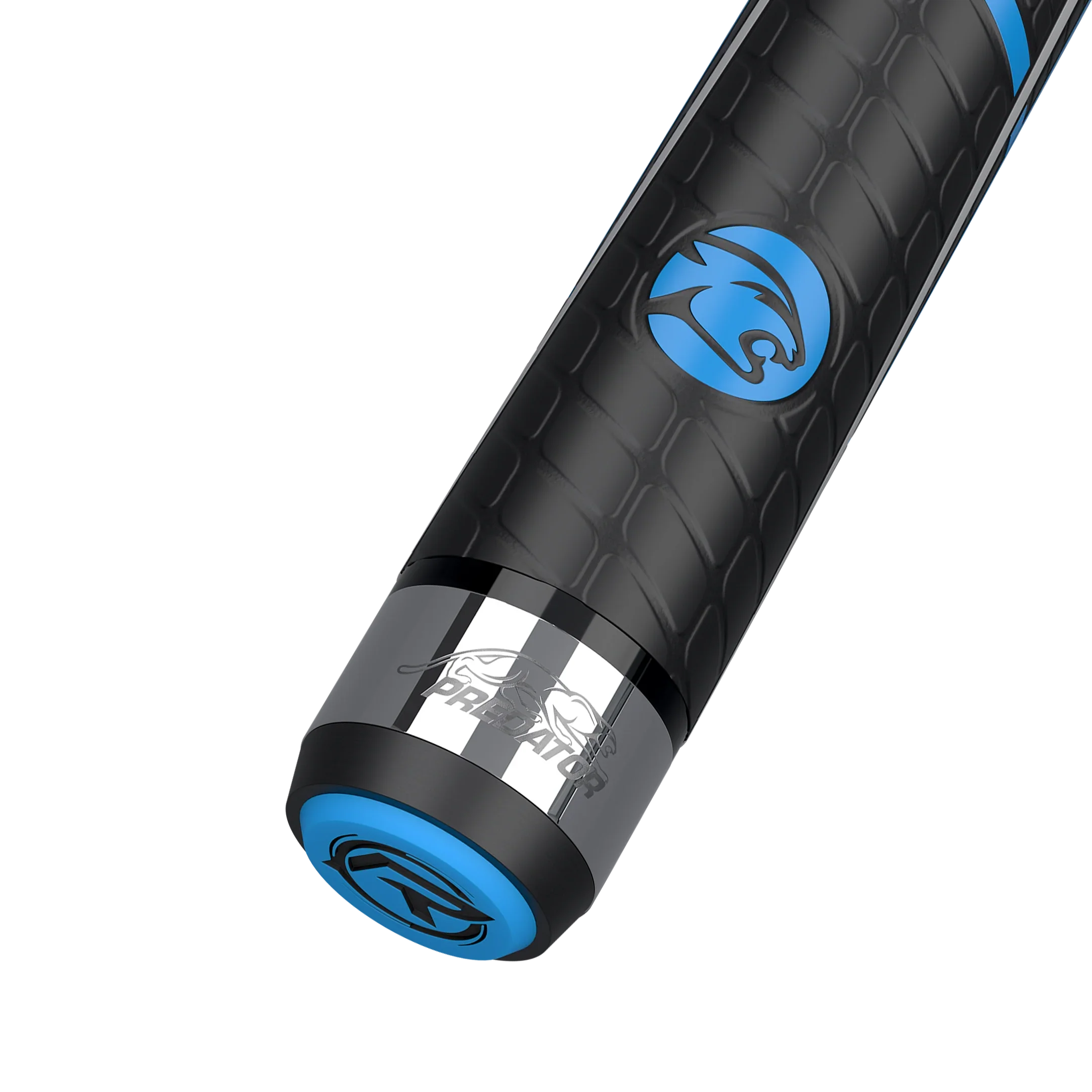 BKRush Break Cue Black Sports Wrap Butt with Predator Logo