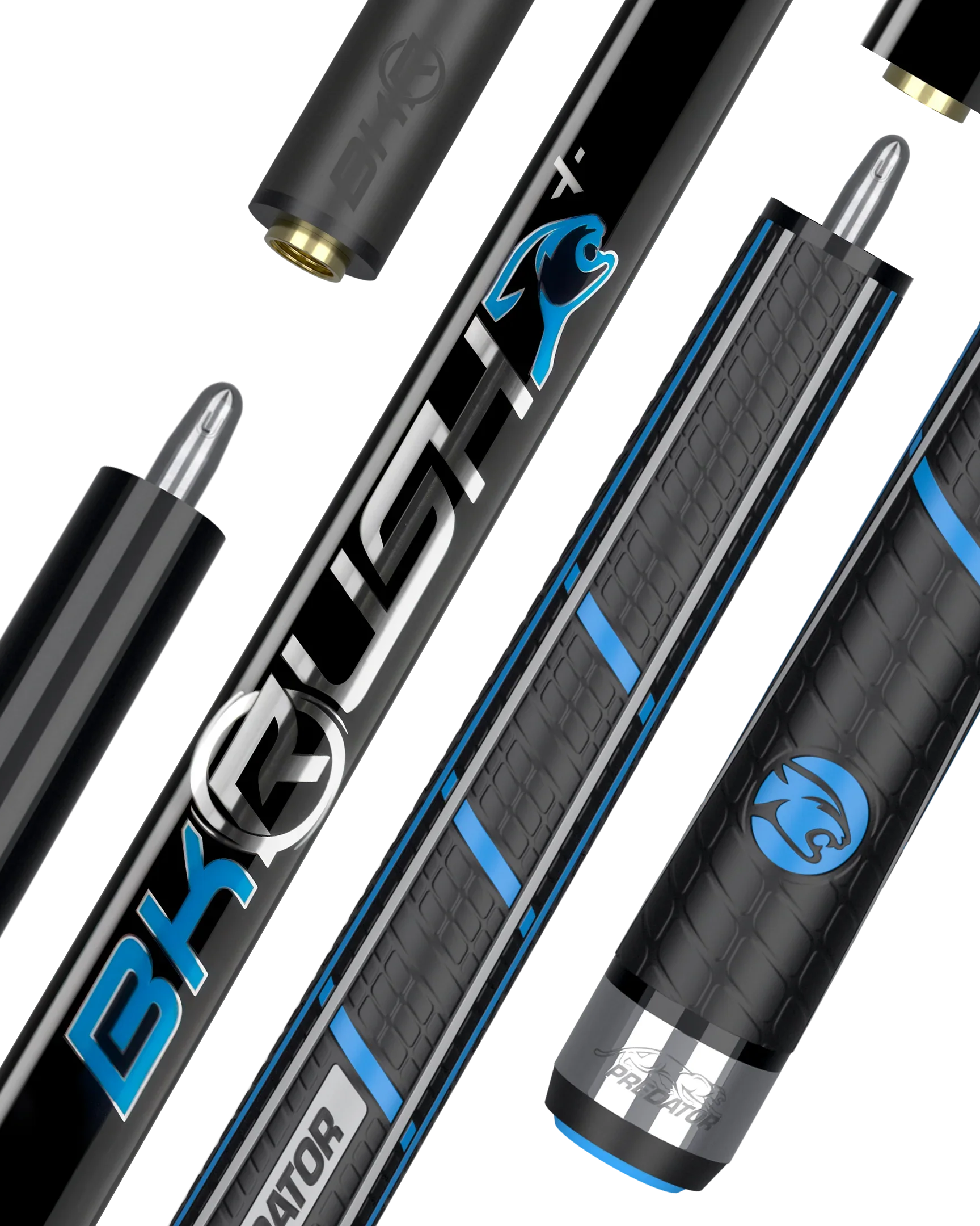 BK Rush+ Black Sport Wrap Professional Jump/Break Cue