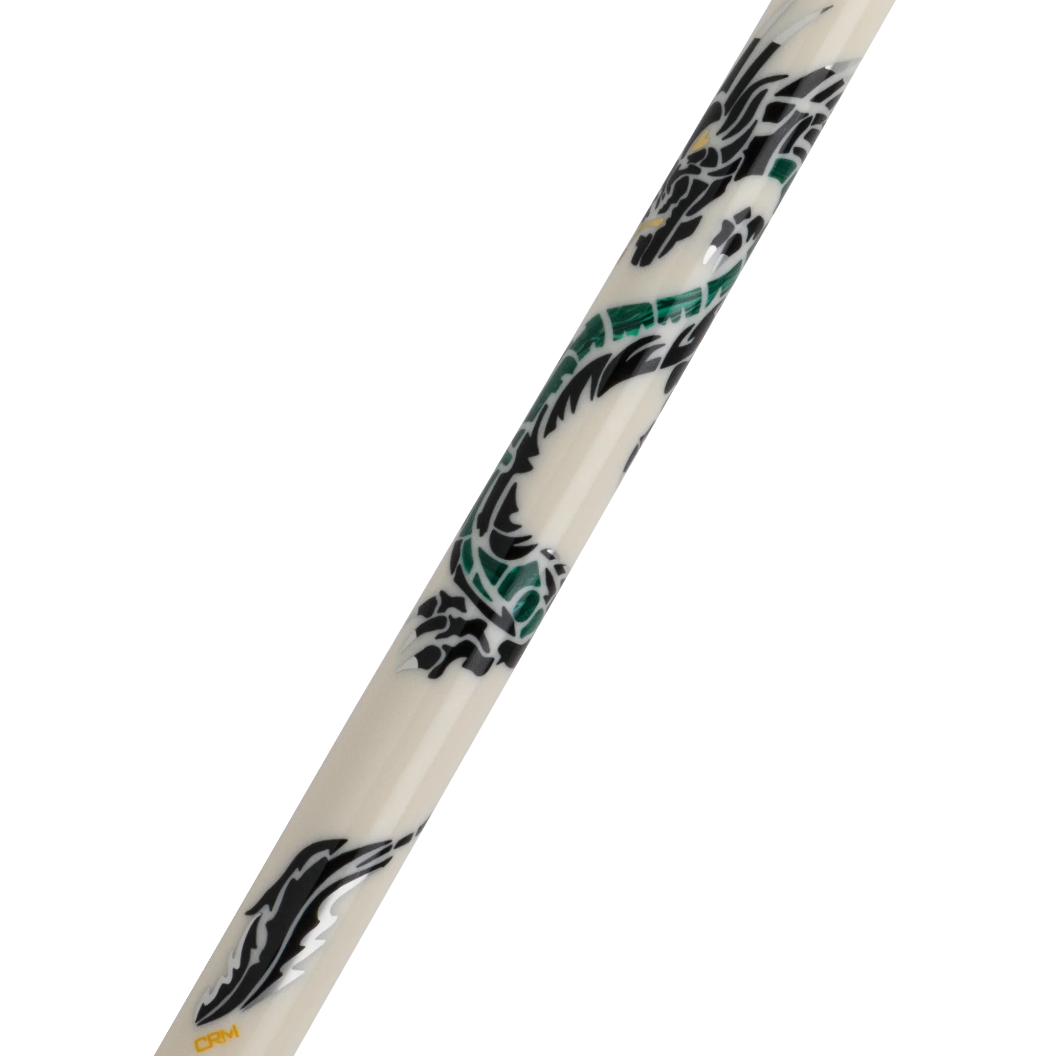 Limited Edition Green Dragon1 Carom Cue with Forearm Dragon Design