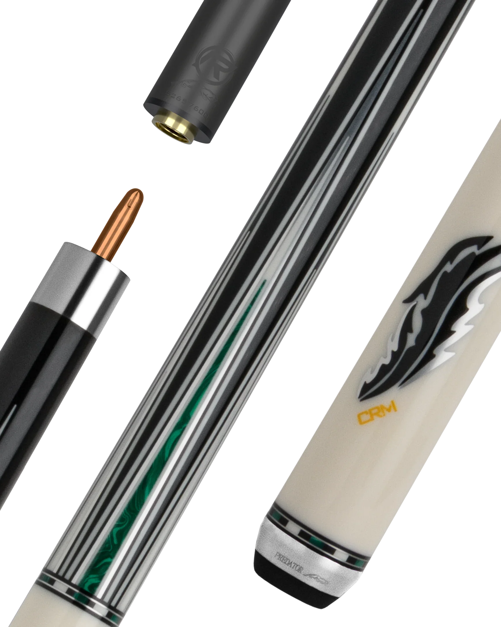 Limited Edition Green Dragon1 Carom Cue with Shaft Design