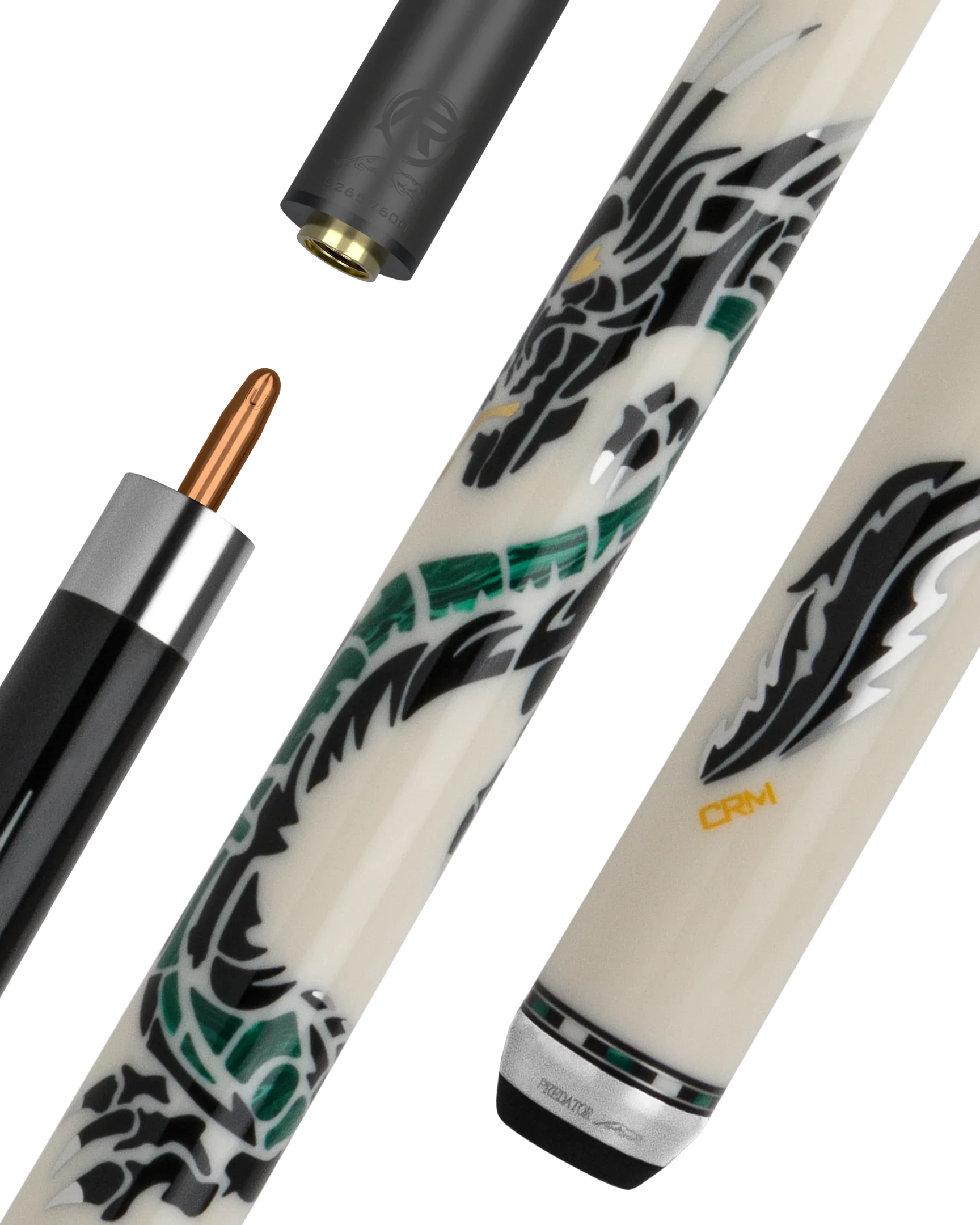 Limited Edition Green Dragon1 Carom Cue with Logo