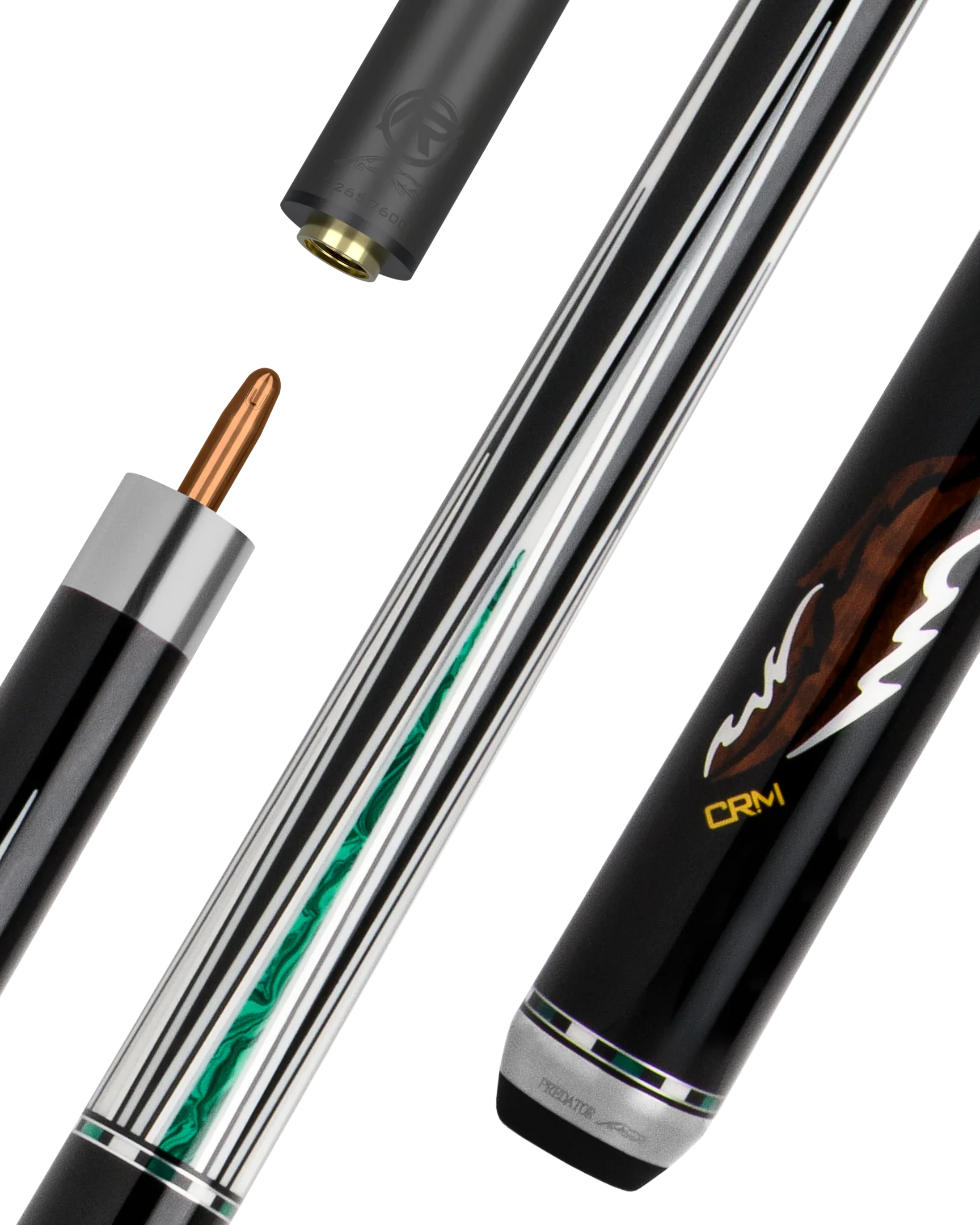 Limited Edition Green Dragon2 Carom Cue with Shaft Design