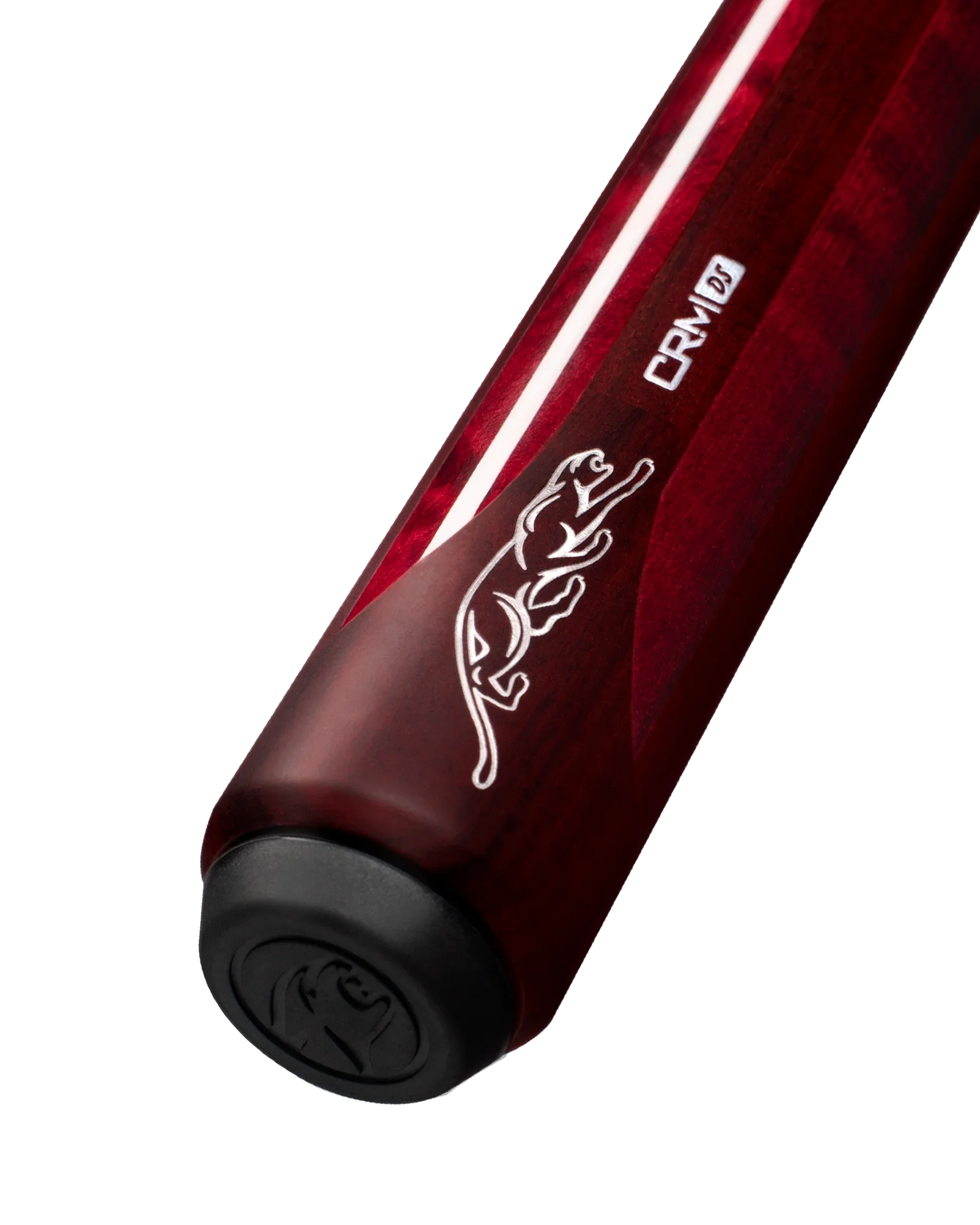 P3 carom cue burgundy rosewood butt