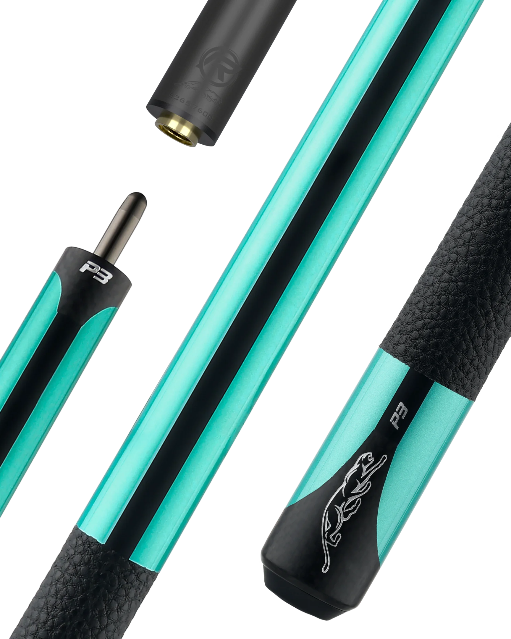 Predator P3 Teal Leather Luxe Wrap Professional Pool Cue