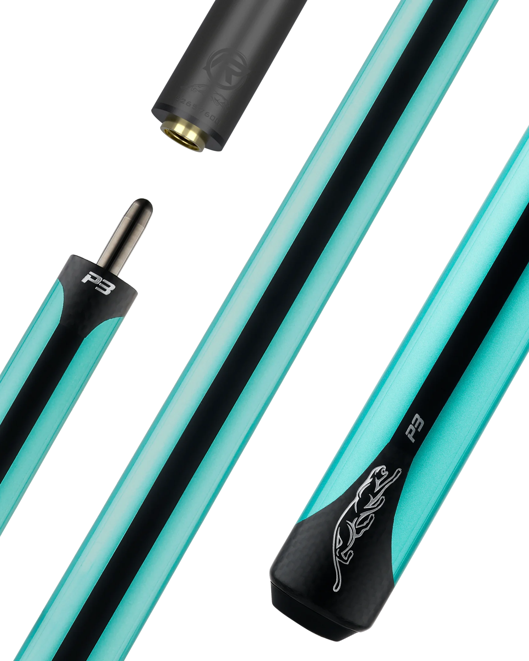 Predator P3 Teal No Wrap Professional Pool Cue