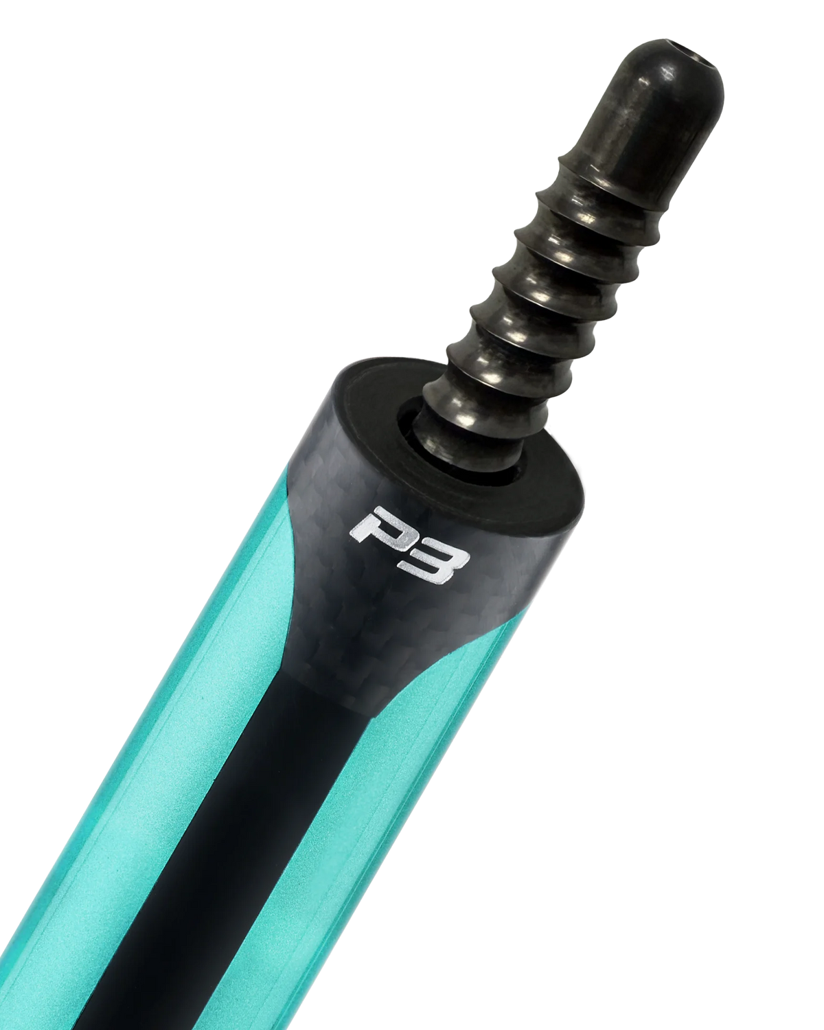 Predator P3 Painted Teal Leather Luxe Wrap Pool Cue Radial Pin
