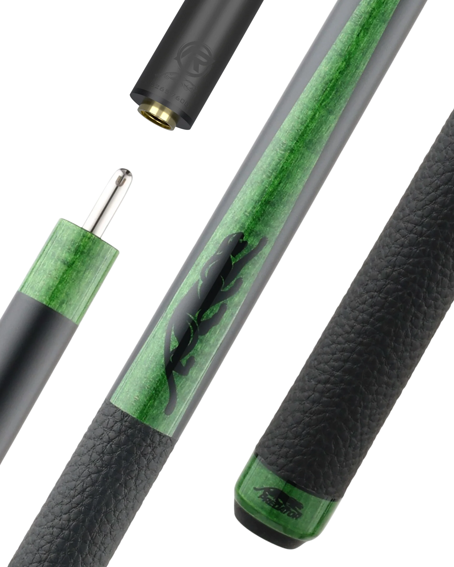 SP2 Green Stained 1 Professional Pool Cue