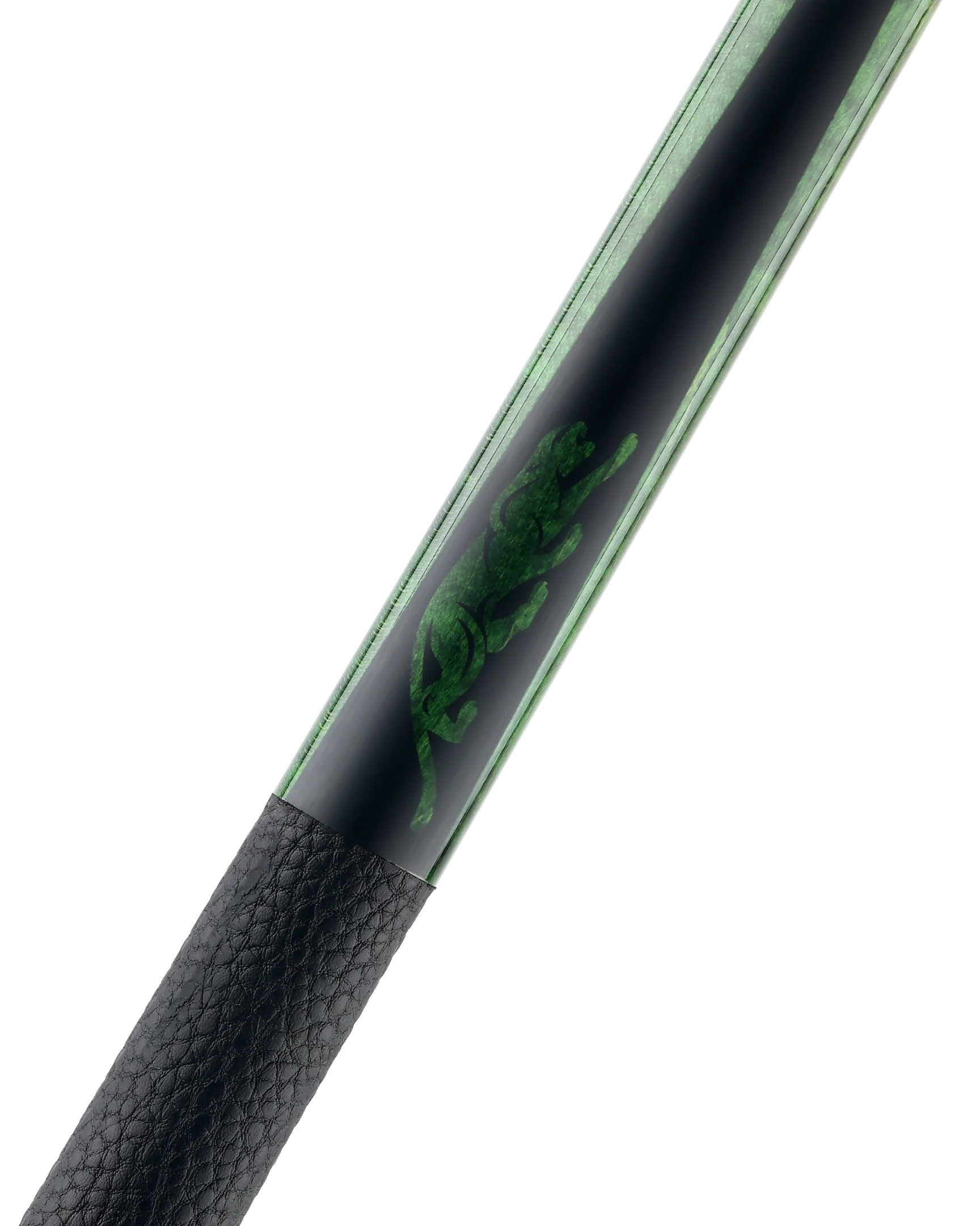SP2 Green Stained 2 Pool Cue Forearm
