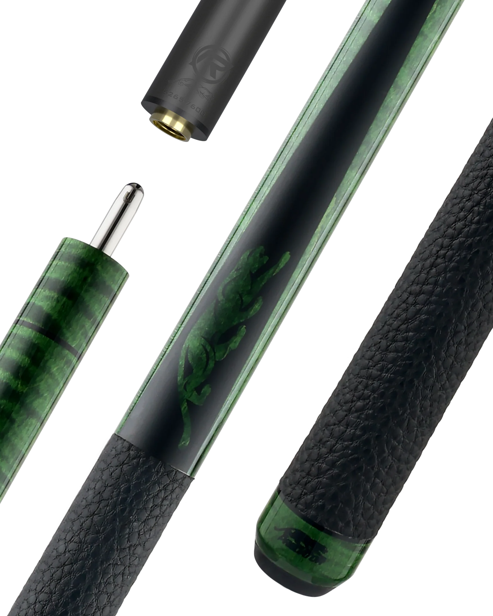 SP2 Green Stained 2 Professional Pool Cue