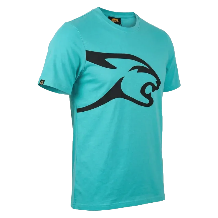 Tshirt Teal and Black Front