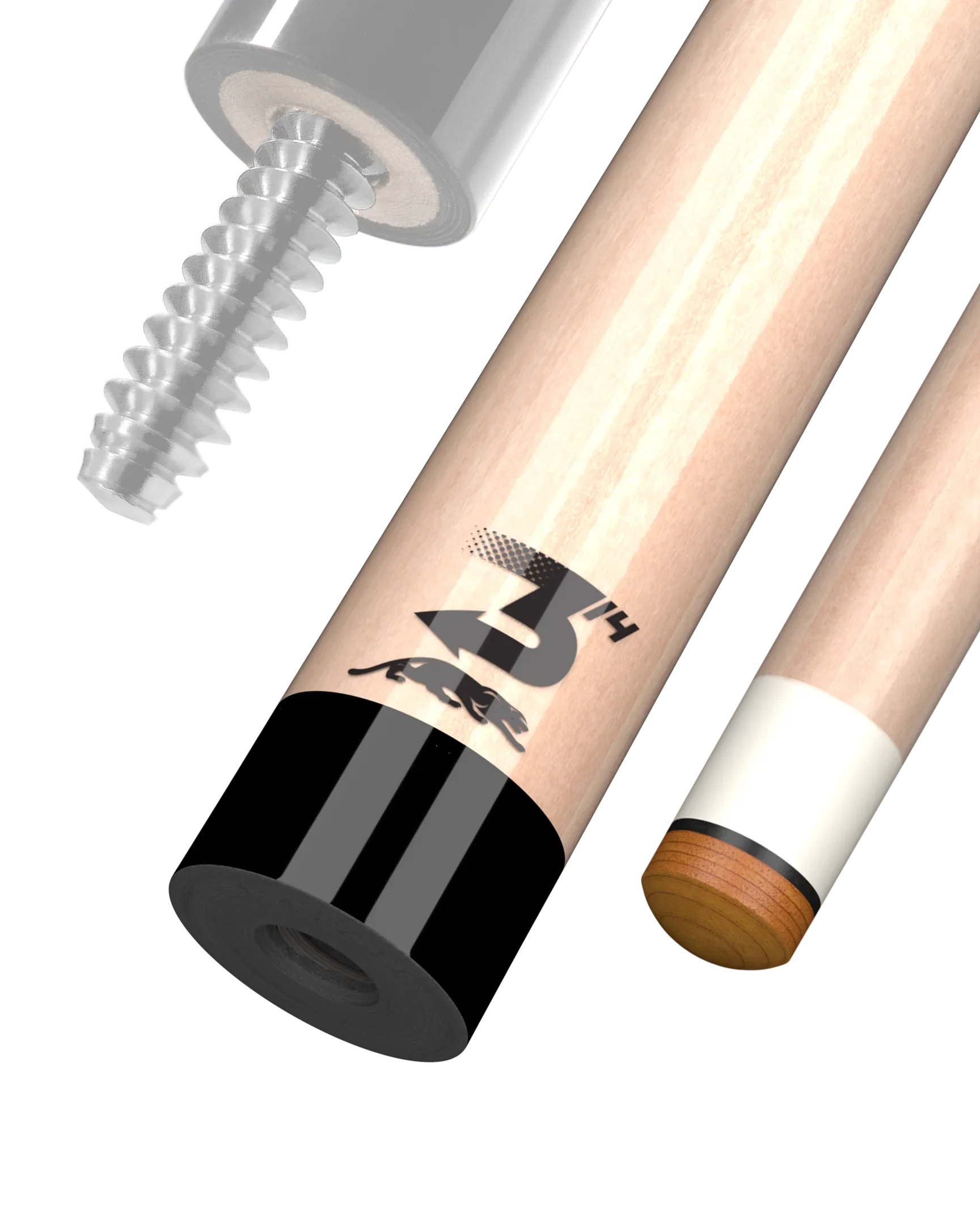 314-3 radial 3/8x10 with thick black collar