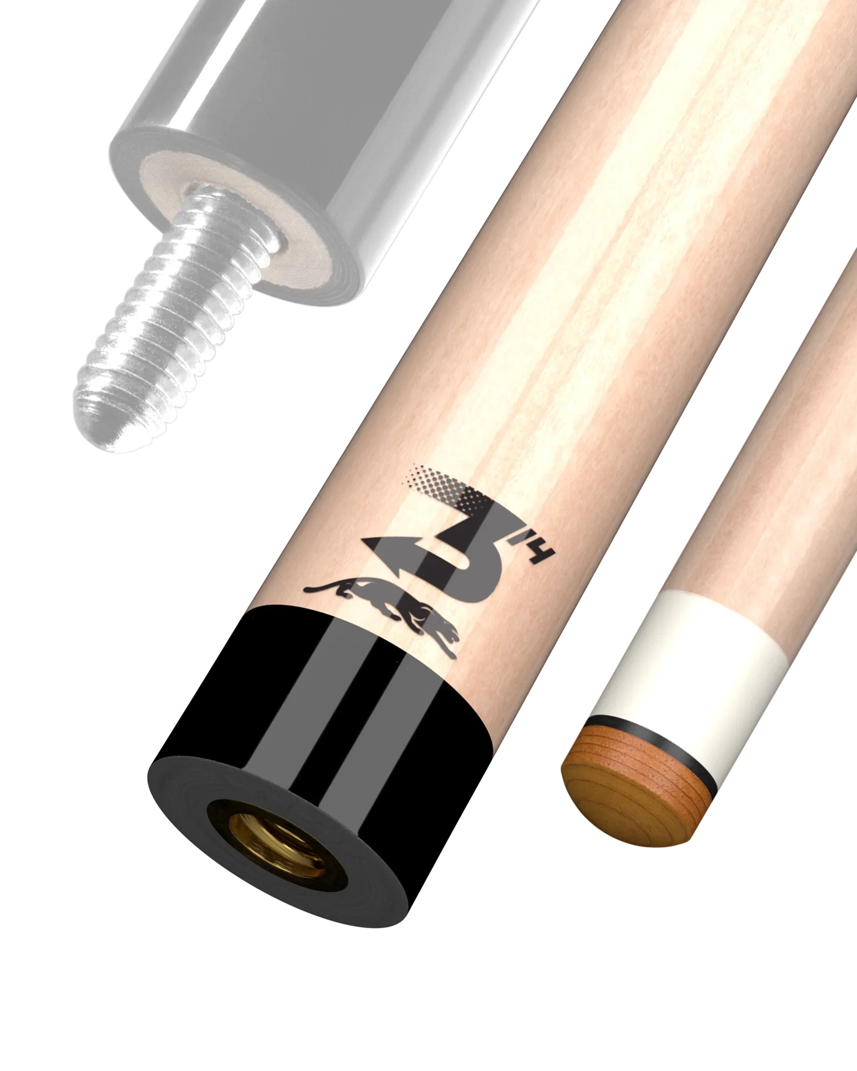 314-3 radial 5/16x18 with thick black collar