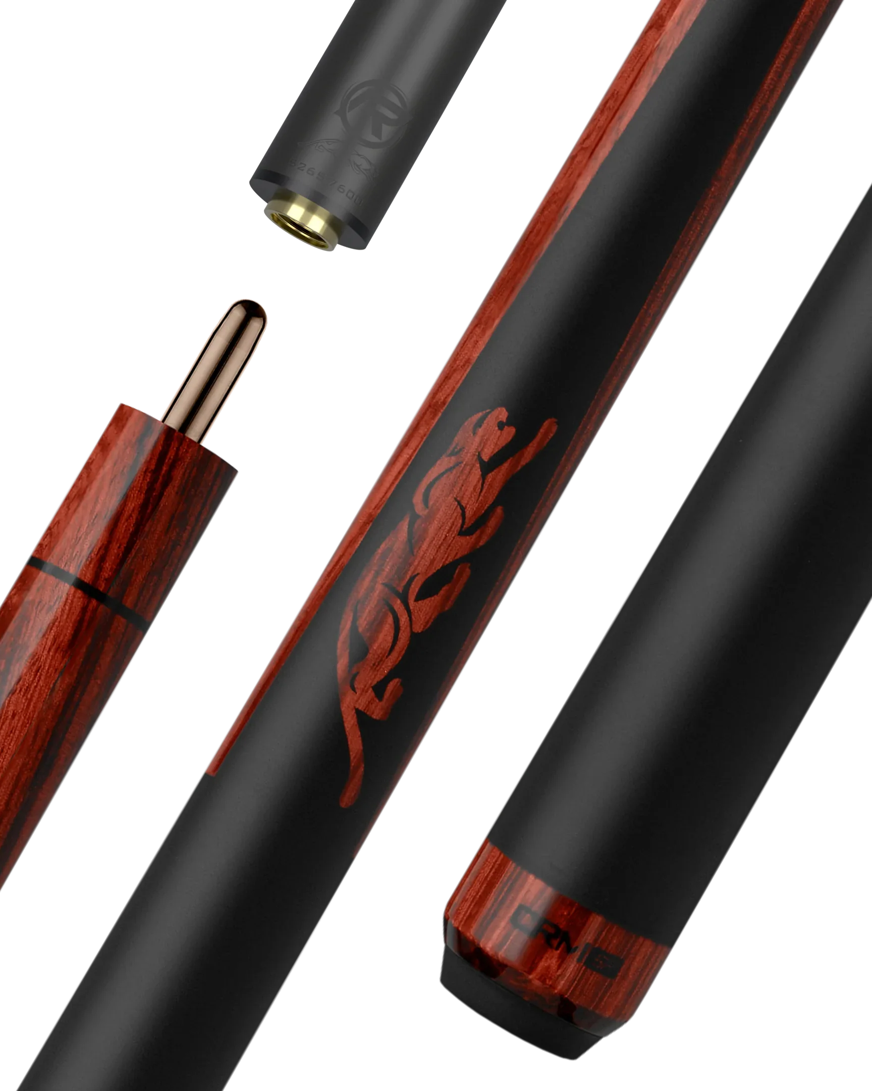 Predator SP2 Carom Cue Tembaga Red Logo