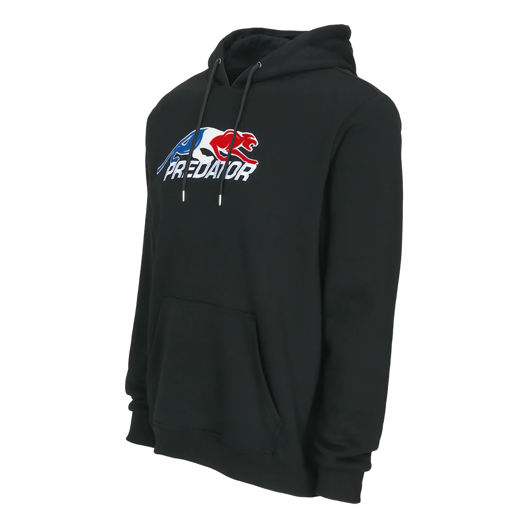Black hoodie with France flag Predator logo against a white background.