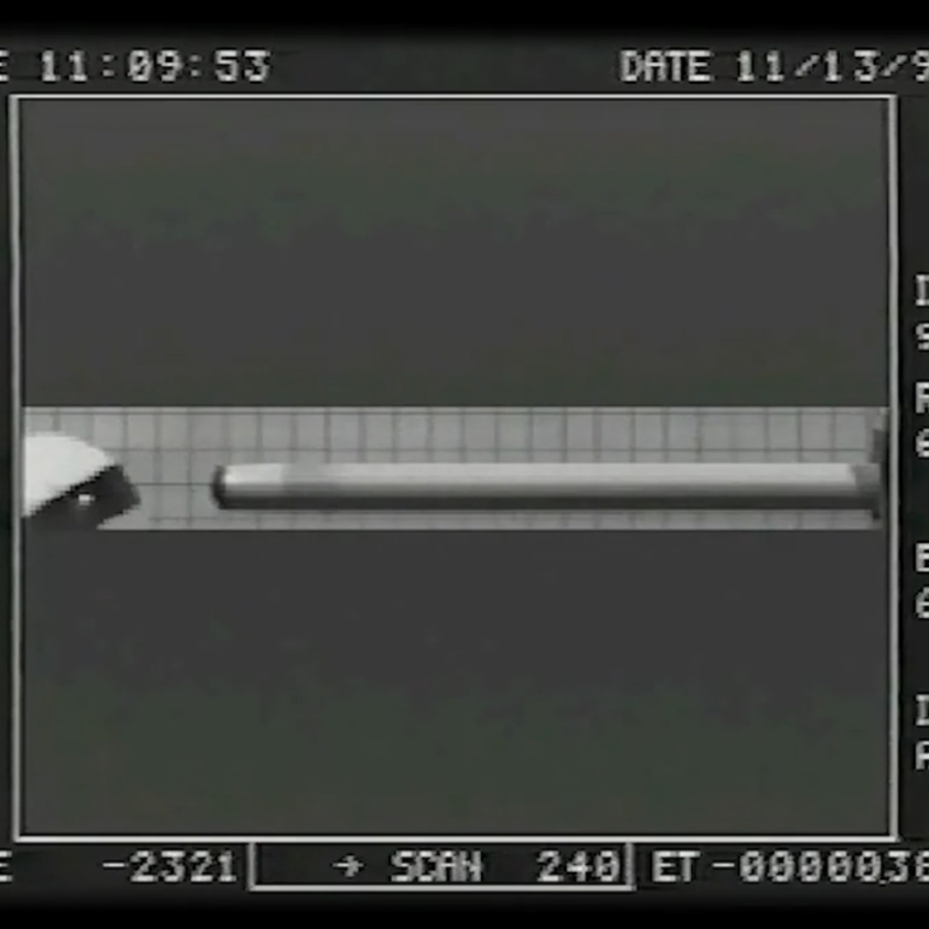 Test of a Pool Cue Deflection