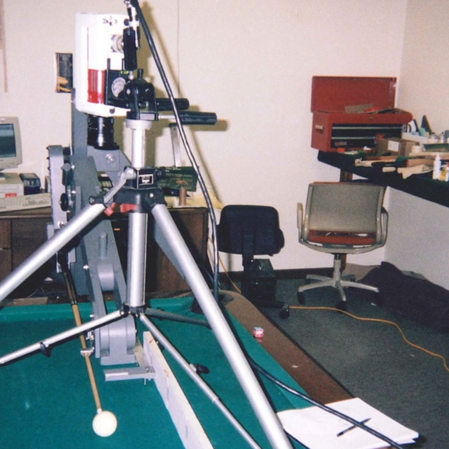 Mechanical Device for Shooting a Pool Cue Stick
