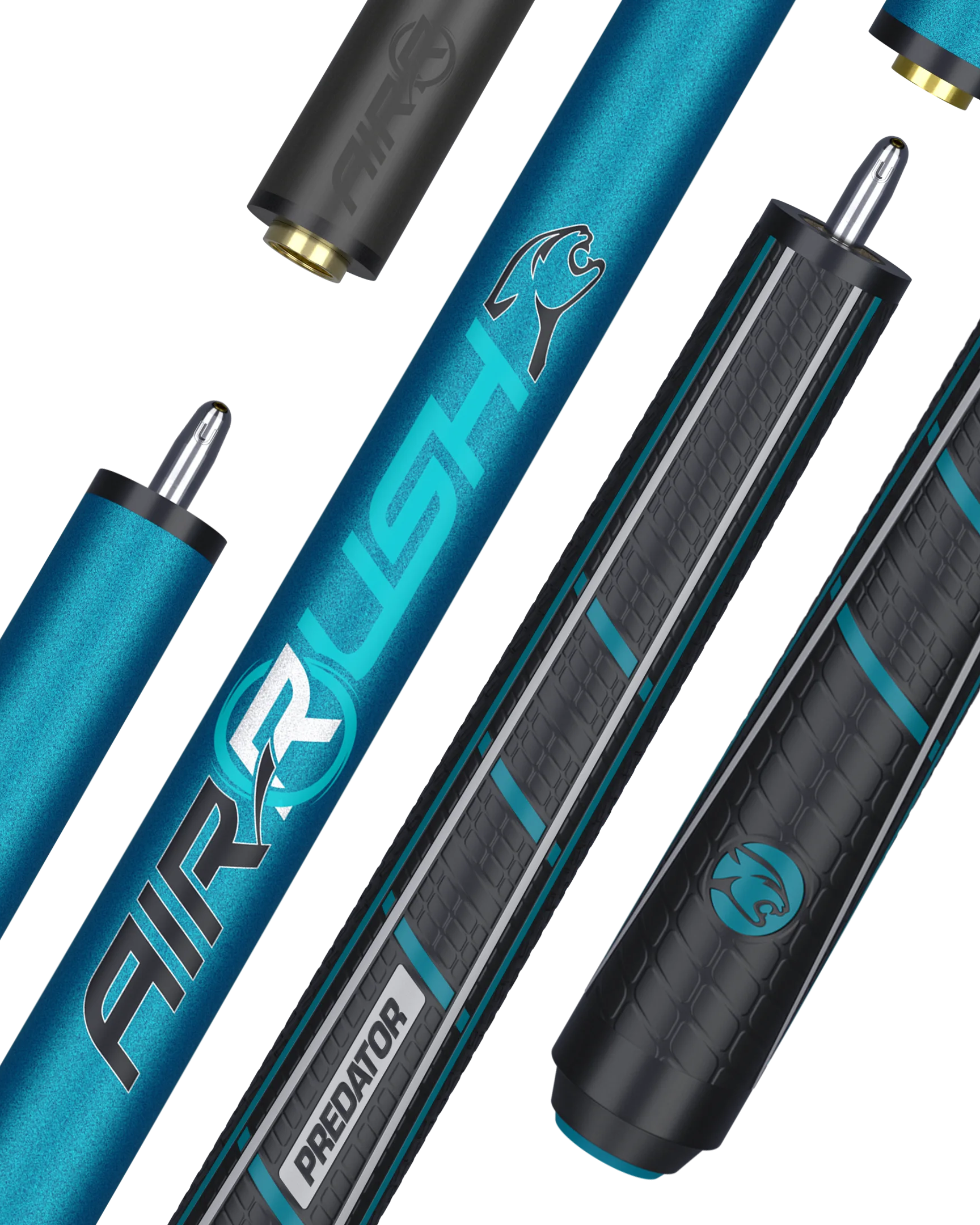 Predator Air Rush Color of the Year Teal Sport Wrap Professional Jump Cue