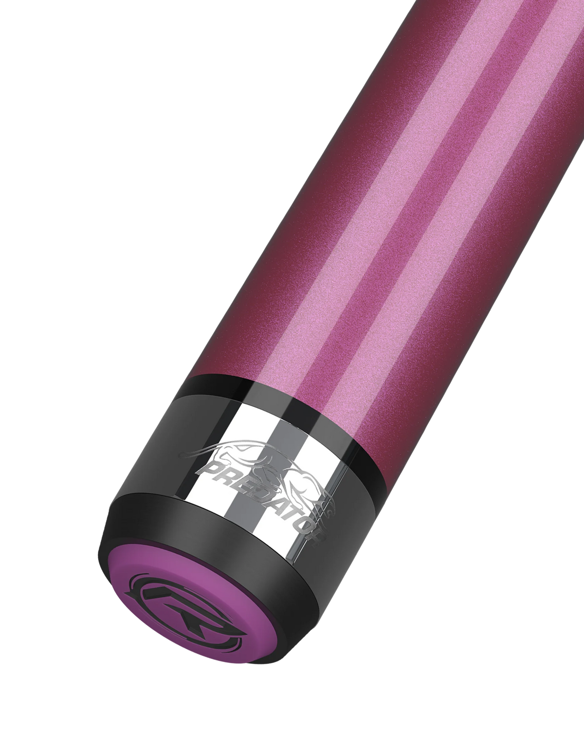 BK Rush Pink No Wrap Break Cue Butt With Predator Brand Mark