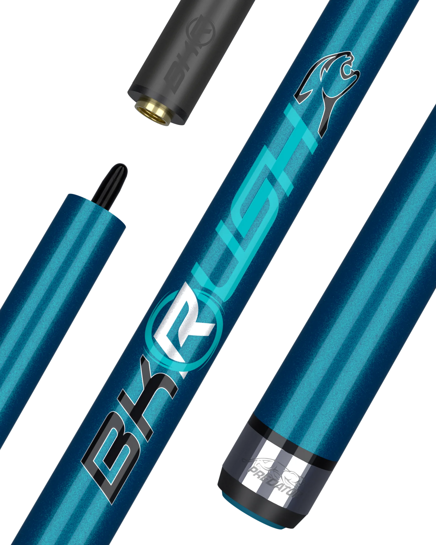 Predator BK Rush Color of the Year Teal No Wrap Professional Break Cue
