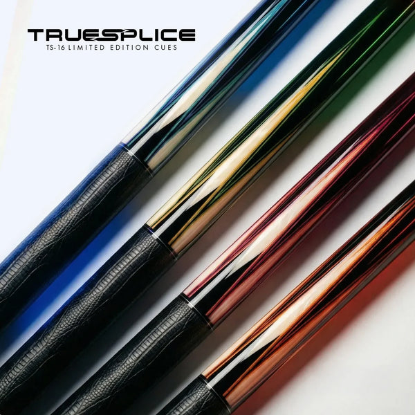 Four Predator True Splice 16 Pool Cues