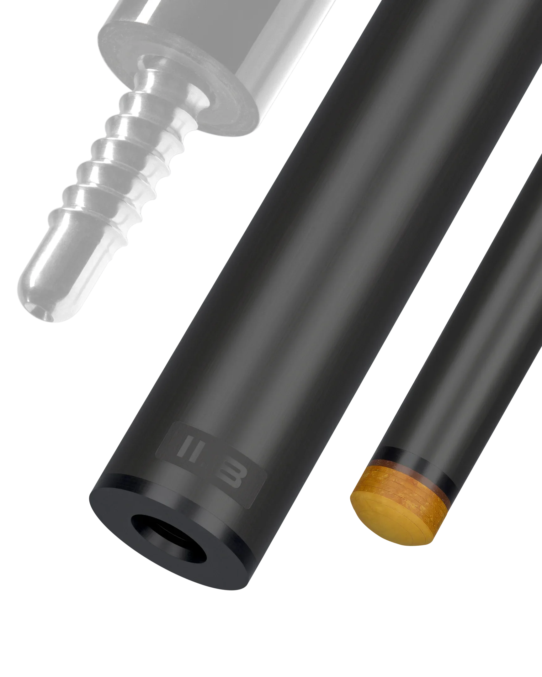 Predator REVO 11.8 mm carbon fiber pool shaft for radial joint black vault plate