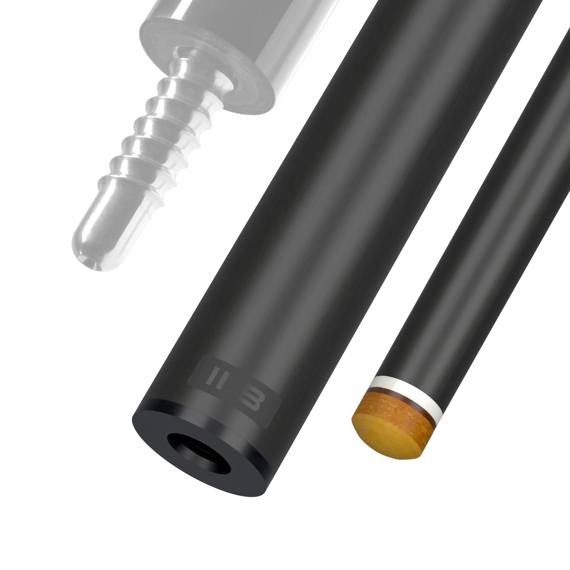 Predator REVO 11.8 mm carbon fiber pool shaft for radial joint white vault plate