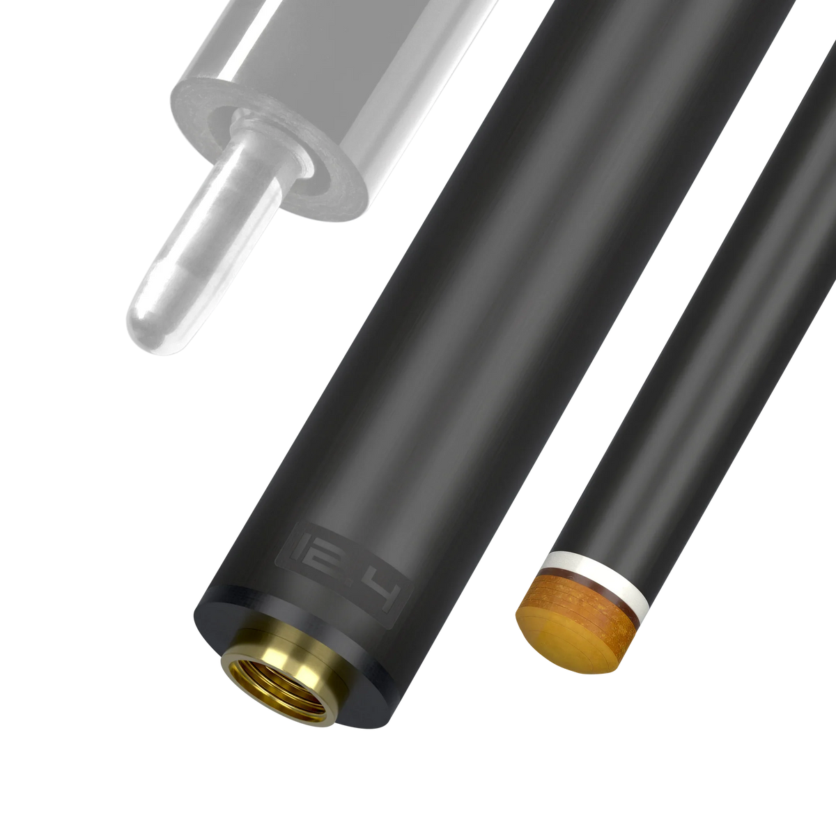 Predator REVO 12.4 mm carbon fiber pool shaft for uni-loc white vault plate