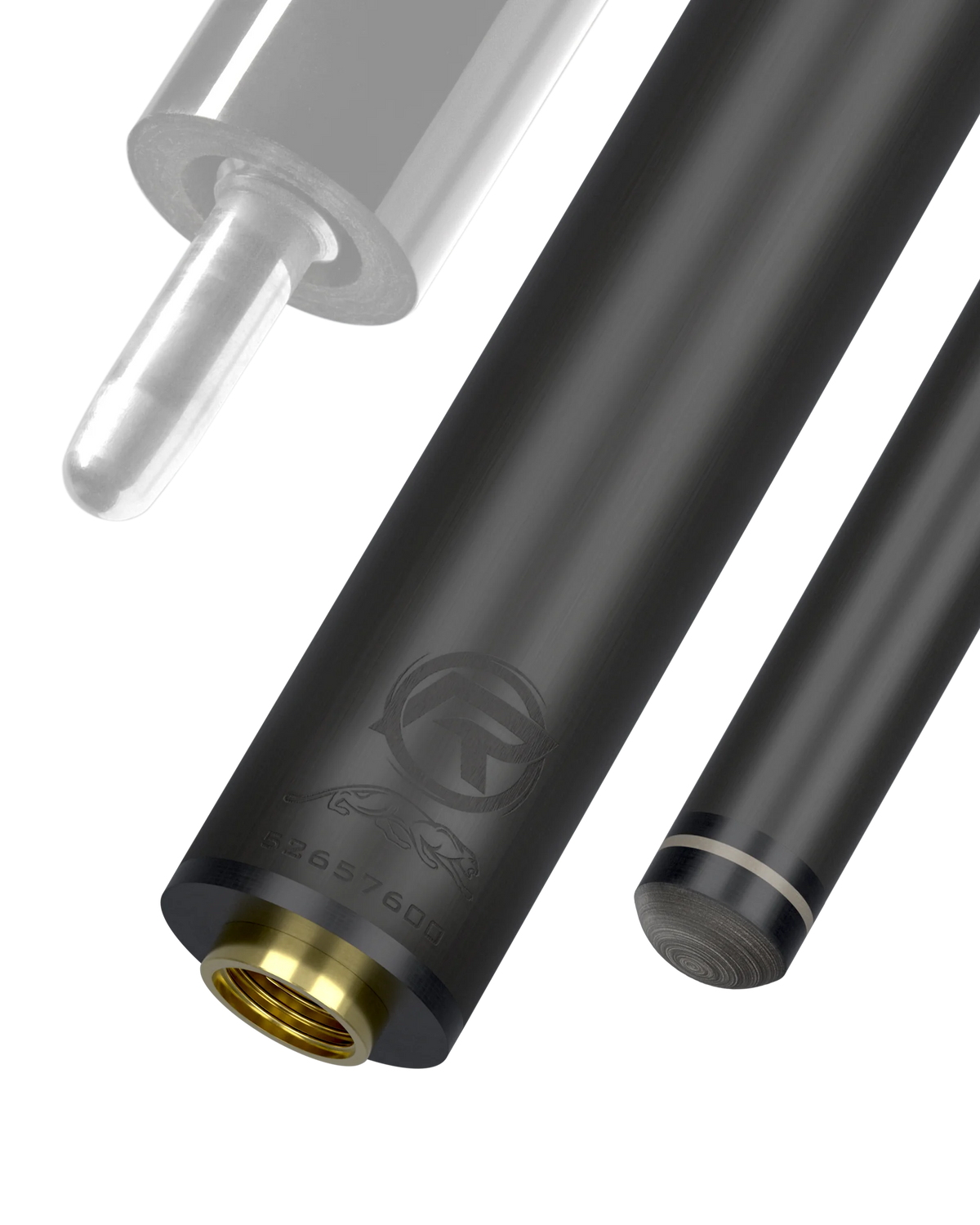 Grey Vault Plate REVO BKR Carbon Fiber Pool Shaft