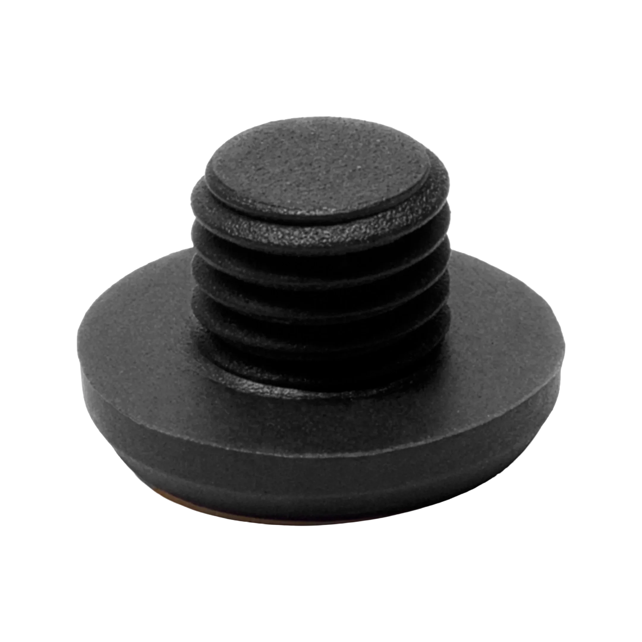Black threaded pool cue bumper