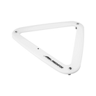 White triangle pool ball rack with 'Predator' branding