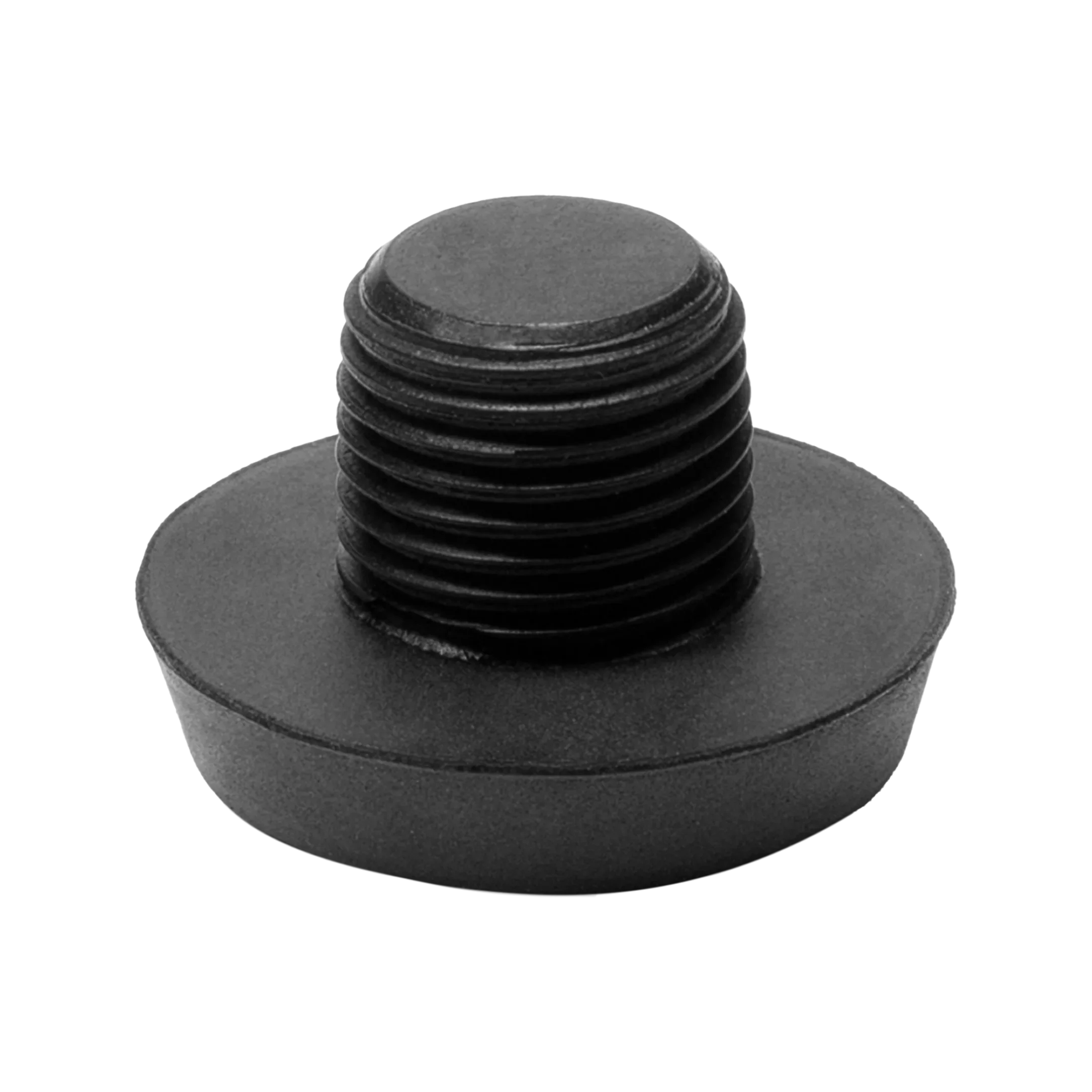 Black threaded pool cue bumper
