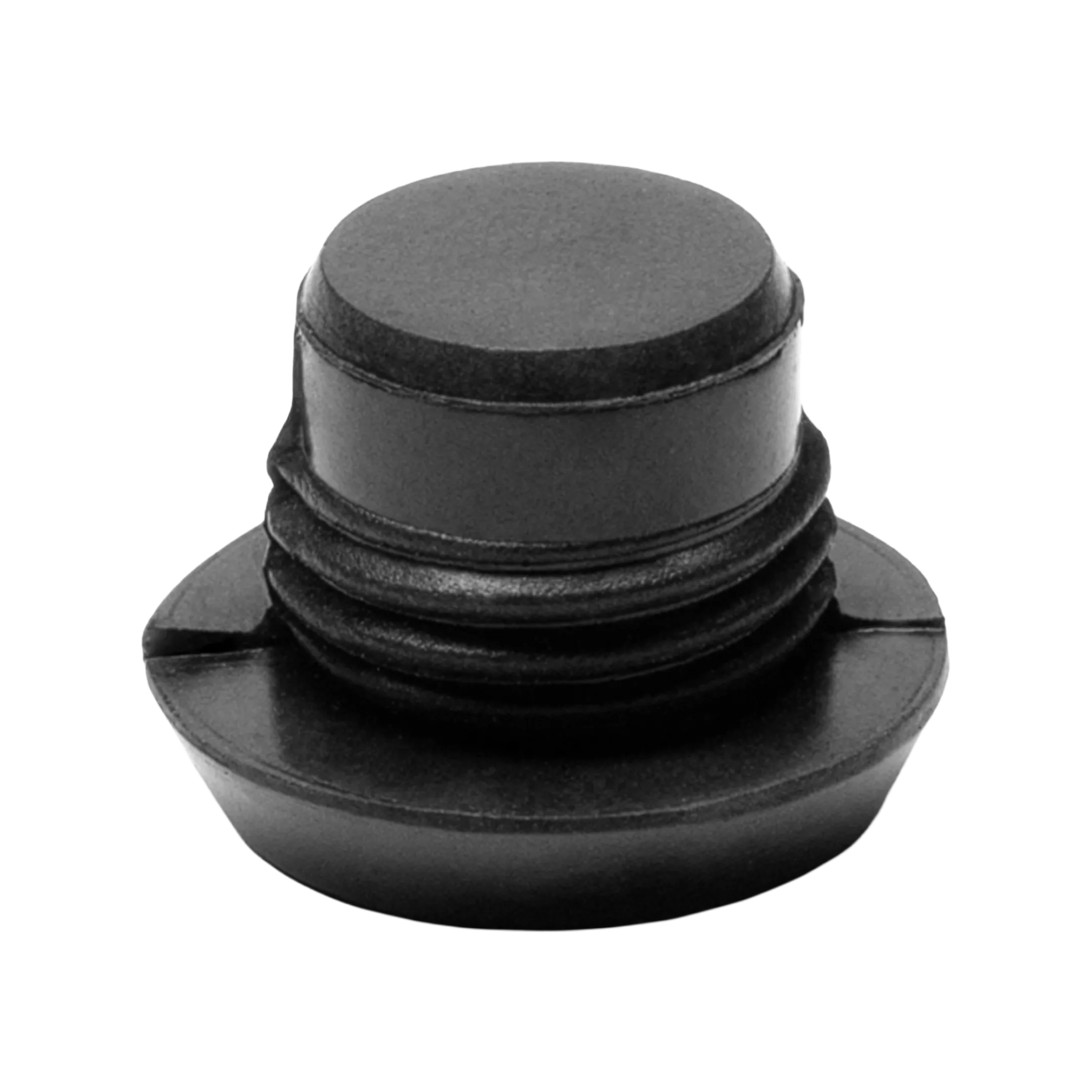 Black threaded pool cue bumper