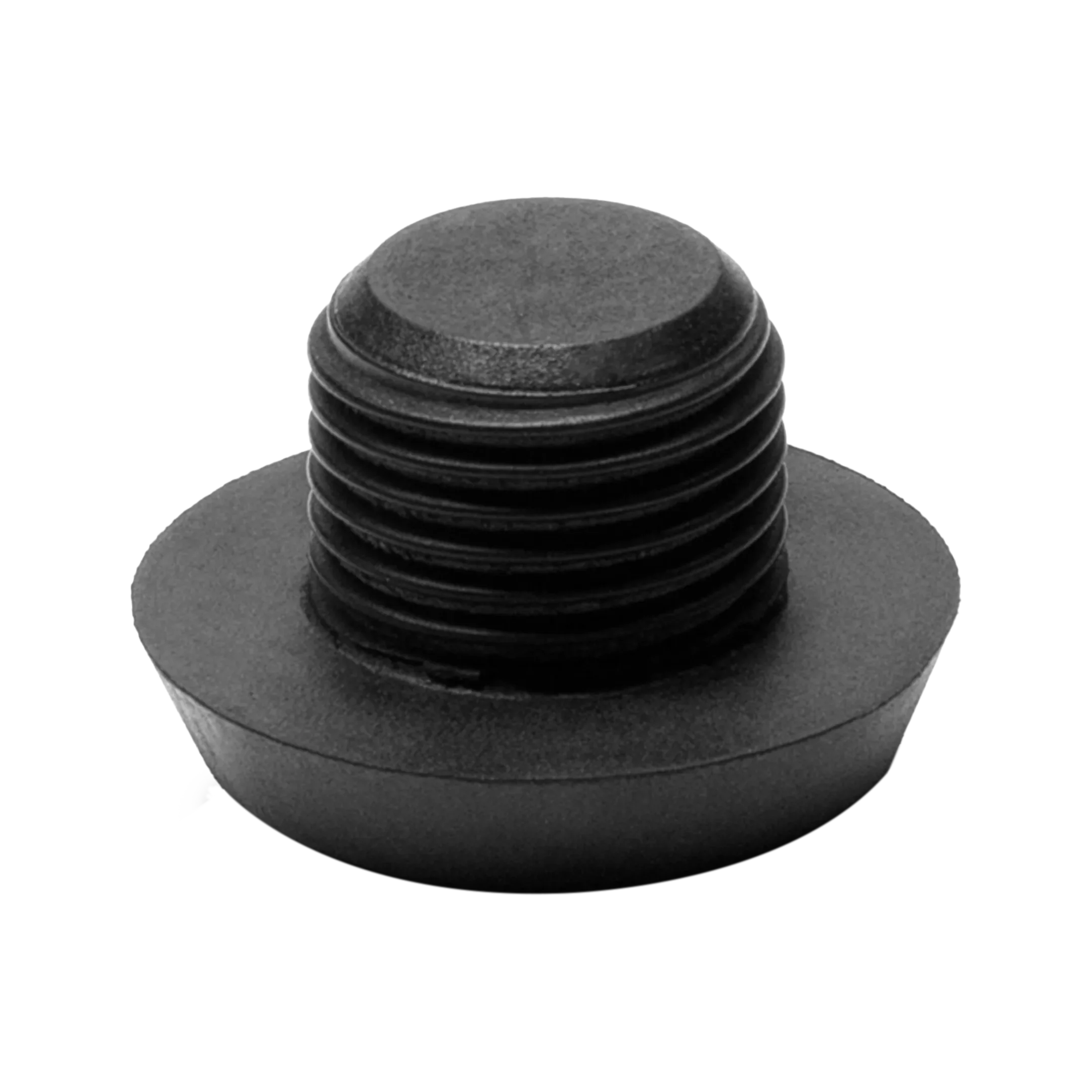 Black threaded pool cue bumper