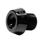 Black threaded pool cue bumper