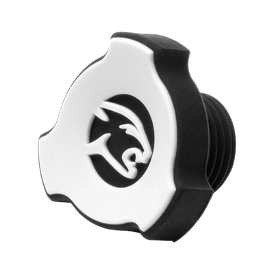 Black and white pool cue bumper