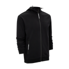Black zip-up jacket with Predator on zipper and pocket trim against a white background.