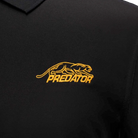 Black shirt with gold embroidered panther logo and 'PREDATOR' text.