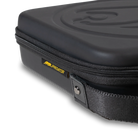 Black pool ball carrier case with zipper