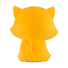 Yellow plush toy with cat ears and tail