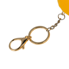 Gold keychain with a lobster clasp