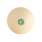 Magnetic cue ball with a green cat logo