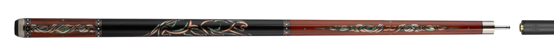 Limited Edition 30th Anniversary Cocobolo Full Carom Cue Stick Paired with Carbon Fiber Shaft 